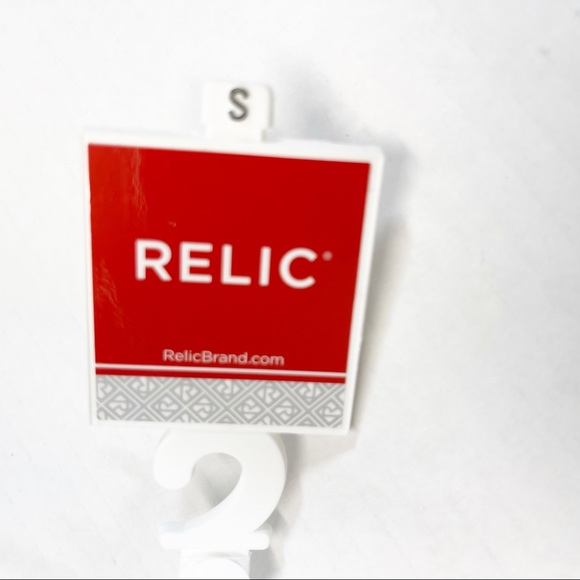 NWT Relic Shotbead Faux Leather Jean Belt Brown Sz S - Picture 9 of 11